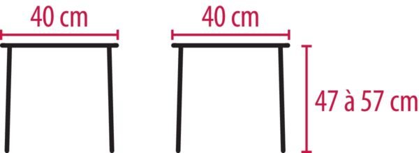 1820215000-schema-1_1 Tabouret de douche pour toilette intime SISSEL FRANCE PERFORMANCE HEALTH