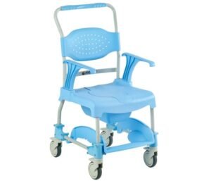Chaise garde-robe pour la douche sur roues