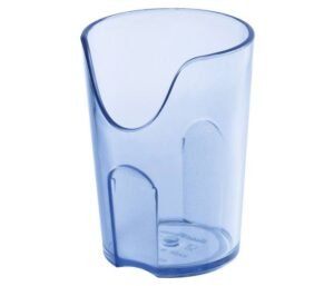 Verre à découpe nasale