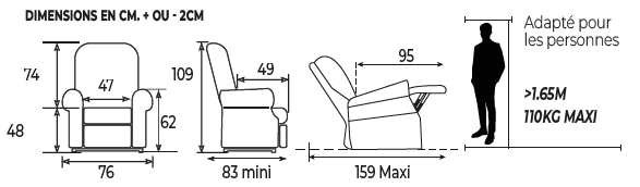 EMERAUDE TISSUS EASY CLEAN 2 MOTEURS