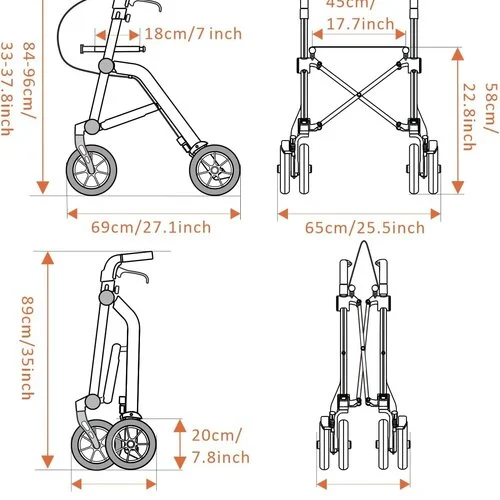 Rollator TRIVE