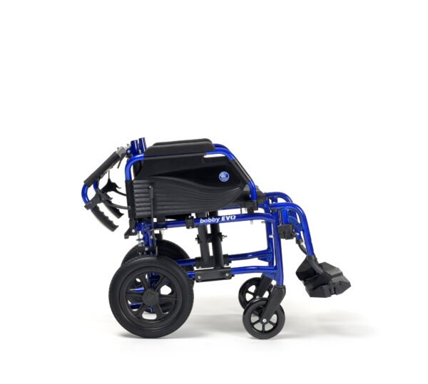 Bobby EVO B03 C80 B20 - Side view backrest folded Bobby Evo Fauteuil de transfert